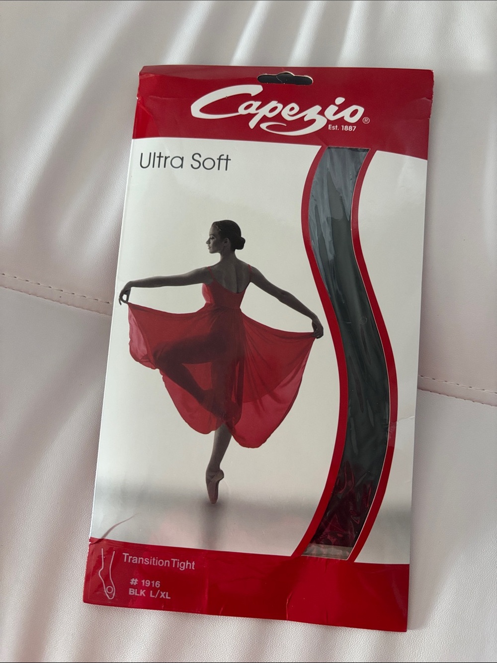 Capezio Ultra Soft Transition Tights - Black Adult L/XL
